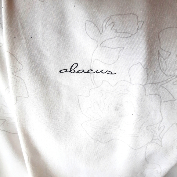 𝅺ABACUS Golf, Athletic/ Workout Jacket Top.  Like New  Size L  White - Picture 13 of 14